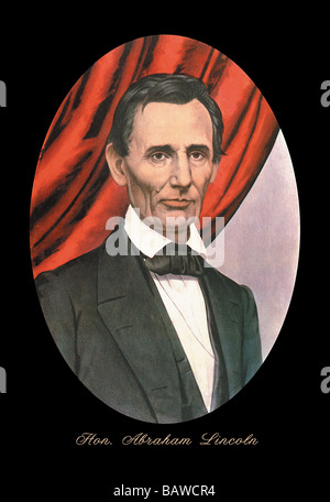 Hon. Abraham Lincoln Stock Photo