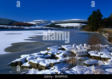 Catcleugh Reservoir near Carter Bar, Northumberland Stock Photo