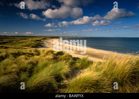 Druridge Bay near Creswell, Northumberland Stock Photo