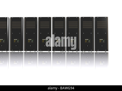 3d computer servers Stock Photo