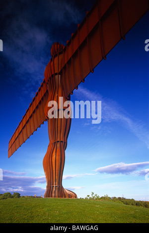 Angel of North sculpture, Gateshead, Tyne and Wear, England Stock Photo ...