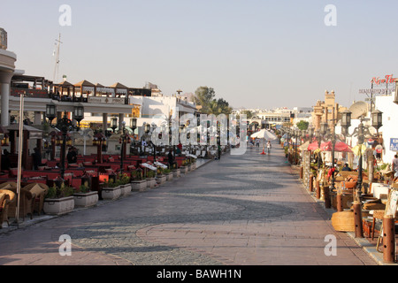 sharm el sheikh street scene by day Stock Photo