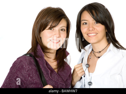 friendly young entrepreneurs Stock Photo