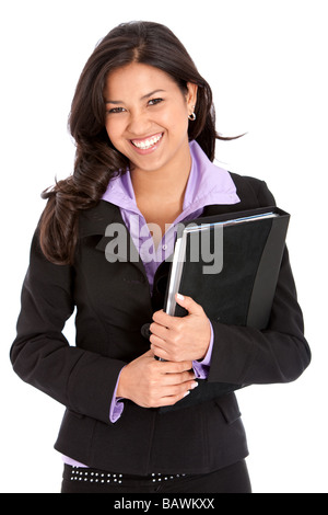 business woman smiling Stock Photo