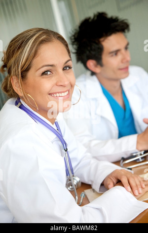 doctors in a hospital Stock Photo