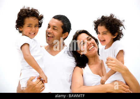 happy family portrait Stock Photo
