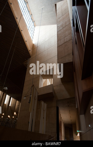 Interior of the Cathedral of out Lady of the Angels in Downtown Los Angeles Stock Photo