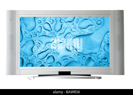 widescreen television Stock Photo