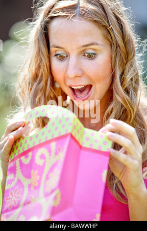 Surprised woman Stock Photo