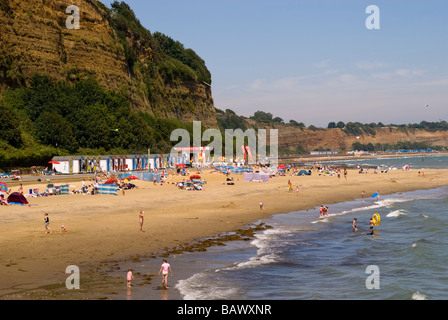 Shanklin Beach on the Isle of Wight Stock Photo