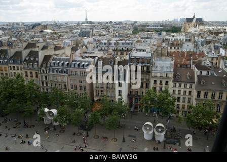 View from Pompidou Centre Stock Photo