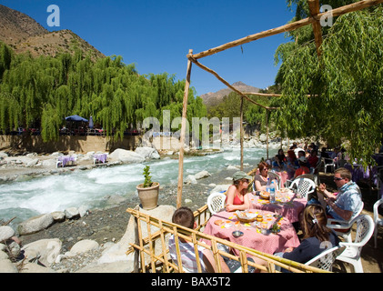 Lunch at the village of Setti Fatma in the Ourika Valley Morocco near Marrakech