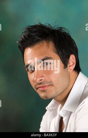 Young man in contemplation Stock Photo