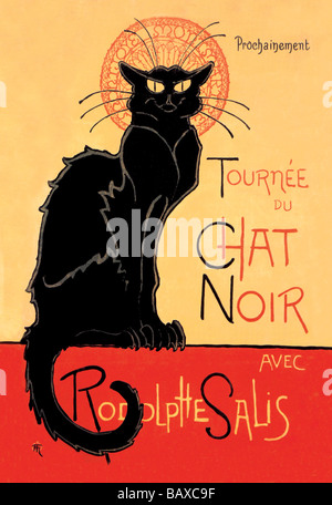 Tournee du Chat Noir avec Rodolptte Salis Stock Photo
