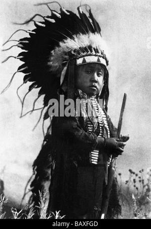 A Cheyenne Warrior of the Future Stock Photo