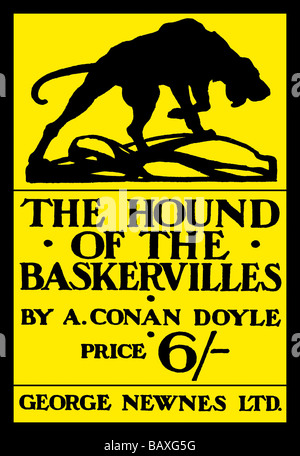 The Hound of the Baskervilles #4 (book cover) Stock Photo