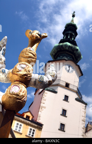 St Michael's Gate, Bratislava, Slovakia Stock Photo