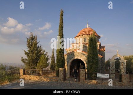 Stavrovouni monastery, Greek Orthodox monastery on the top of a hill, Larnaka area, Cyprus Stock Photo