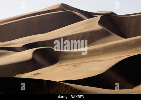 Dunescape - Great Sand Dunes National Park and Preserve - near Mosca, Colorado Stock Photo