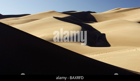 Dunescape - Great Sand Dunes National Park and Preserve - near Mosca, Colorado Stock Photo