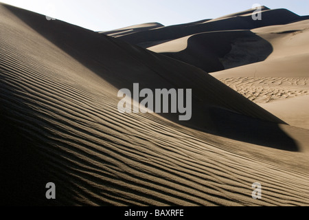 Dunescape - Great Sand Dunes National Park and Preserve - near Mosca, Colorado Stock Photo