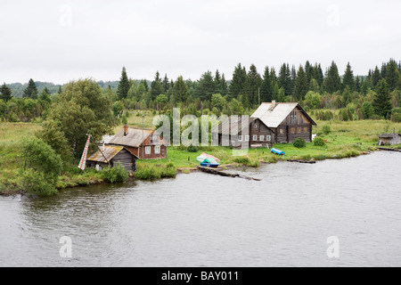 Lake Onega, the second biggest lake in Europe, Russia Stock Photo