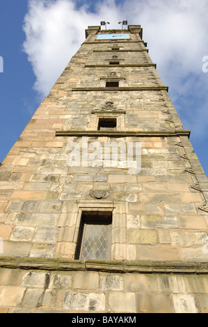 The Tollboth Steeple at the bottom of High Street Glasgow Cross Scotland Stock Photo