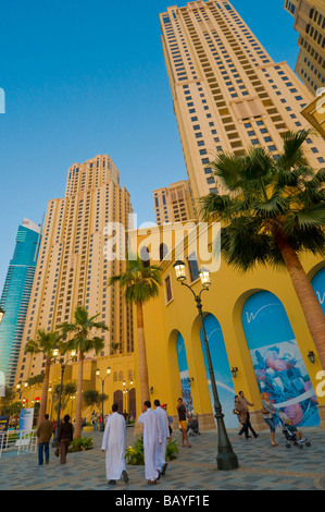 Jumeirah Beach Residence new luxurious development in Dubai Stock Photo