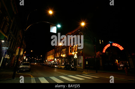 Market Square shopping area on Lower Johnson Street in Victoria, British Columbia, Canada. Stock Photo