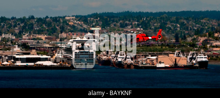 'Coast Guard Helicopter' Stock Photo