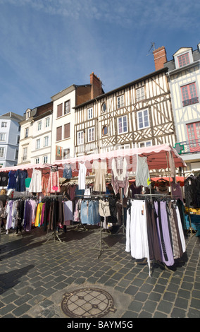 Market Pont Audemer Normandy France Stock Photo