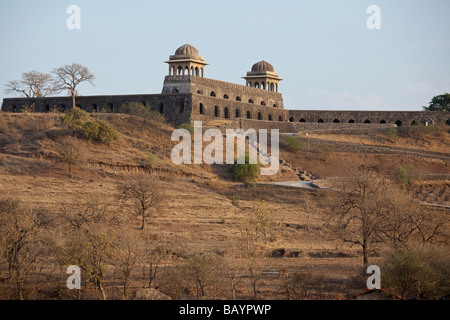 Rupmatis Pavilion at the Ruins of Mandu in Madhya Pradesh India Stock Photo