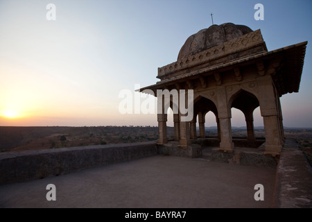 Rupmatis Pavilion at the Ruins of Mandu in Madhya Pradesh India Stock Photo