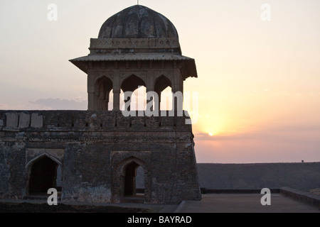 Rupmatis Pavilion at the Ruins of Mandu in Madhya Pradesh India Stock Photo