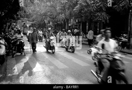 Morning Saigon,  Vietnam. Stock Photo