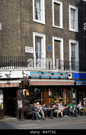 The Charles Dickens Coffee House in Wellington Street Covent Garden London. Stock Photo