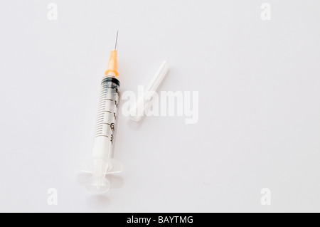 Syringe & needle Stock Photo