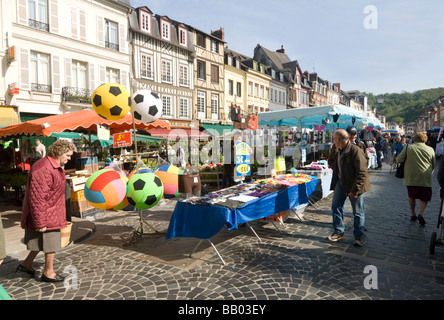 Market Pont Audemer Normandy France Stock Photo