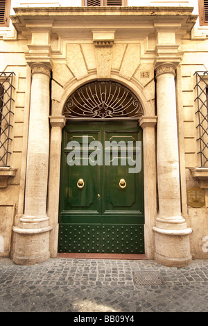 ornate door Rome Stock Photo