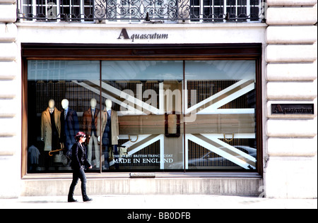 Aquascutum regent street london england hi res stock photography