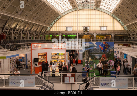 Inside the domed interior of Business Design Centre, Islington, London UK Stock Photo