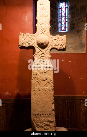 Dupplin Cross, St Serf's Church, Dunning, Scotland Stock Photo