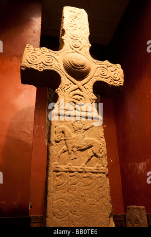 Dupplin Cross, St Serf's Church, Dunning, Scotland Stock Photo