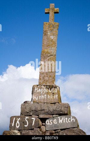 Witch Memorial, Dunning, Perth and Kinross, Scotland Stock Photo Alamy