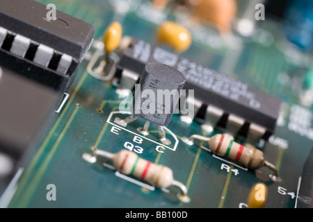 Transistor on an electronic circuit board