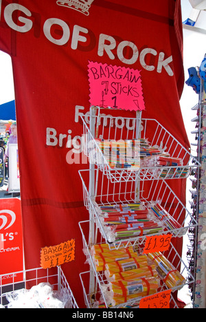 Brighton Rock for sale in a shop, Brighton East Sussex England UK Stock Photo