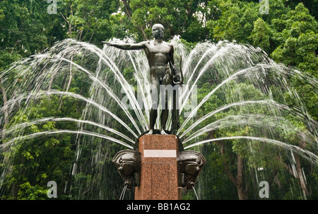 Archibald Fountain Hyde Park Sydney Australia Stock Photo