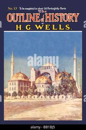 The Outline of History by HG Wells,No. 13: Mosque Stock Photo