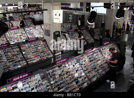 HMV Megastore - Oxford Street - London Stock Photo