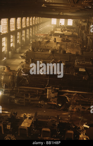 Factory Loco Locomotive Factory Floor Stock Photo - Alamy